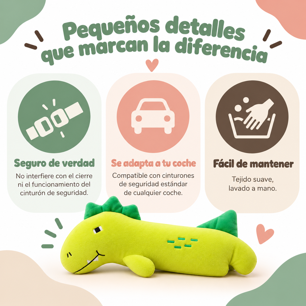 Reposacabezas Infantil para Coche